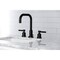 Kingston Brass FSC8930DL Concord Widespread Bathroom Faucet W/Brass Pop-Up, Matte Blk FSC8930DL - alternate 2